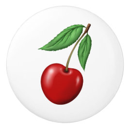 Design de Fruta do estilo retro Cherry Red