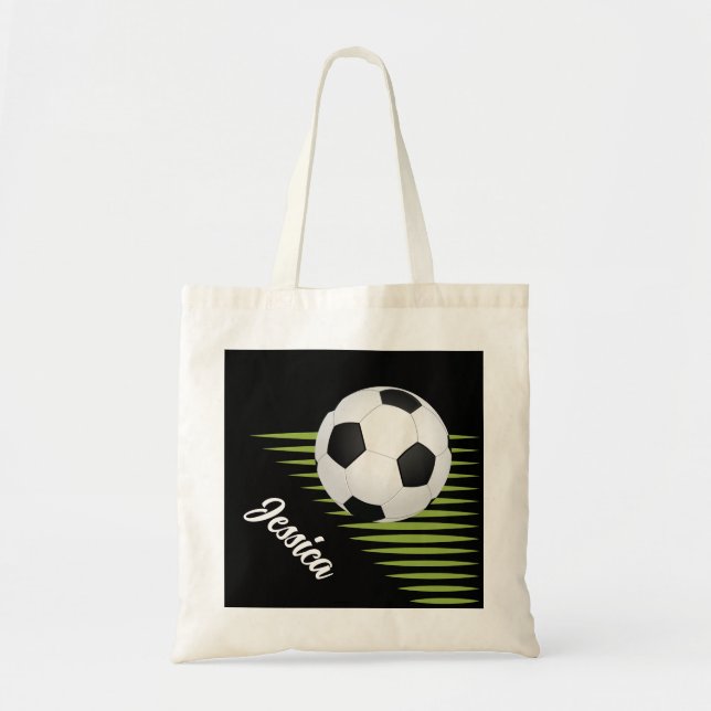 Design de futebol personalizado com bolsa de nome  (Frente)