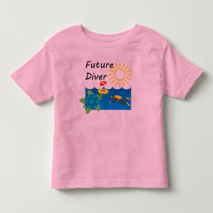 Design de Futuro Diver - Camiseta de Jersey Fina p