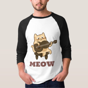 Design de Gatinho musical divertida para camisetas