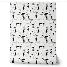 Design de gatos pretos