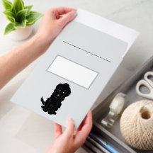 Design de Goldendoodle Preto em Qualquer Cor de Fu
