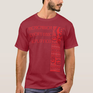 Design de GoofyFootK9 Nunca. T-Shirt RED