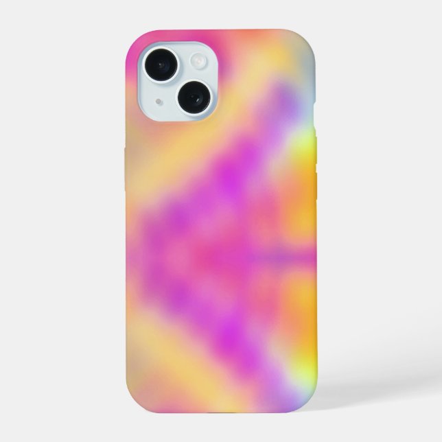Design de Gradiente Colorido Iridescente de Pastel (Verso)