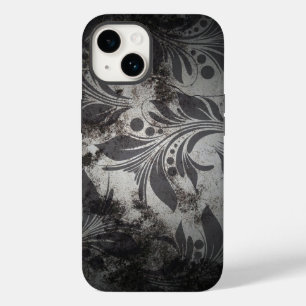 Design de Grunge Preto e Prateado