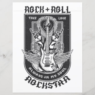 Design de Guitar Rock