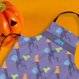 Design de Halloween de fantasmas bonitos, lilás pe