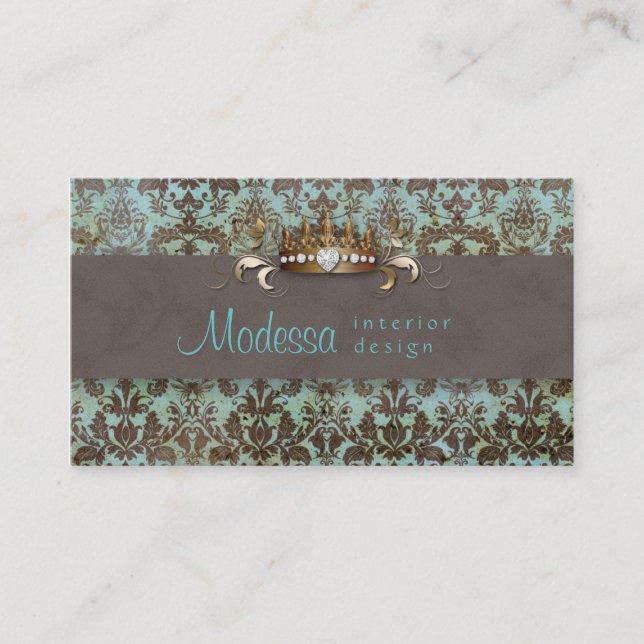 Design de interiores do cartão de visita do (Frente)