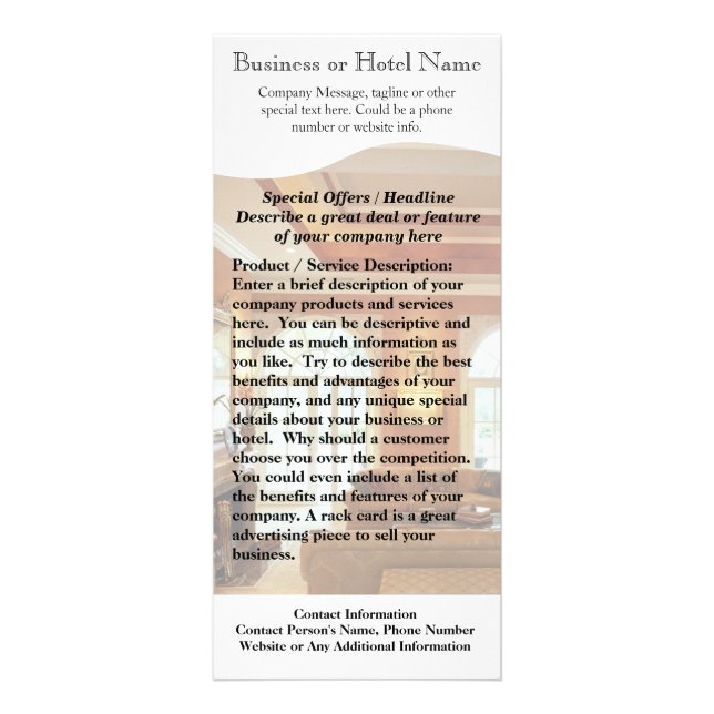 Design de interiores ou modelo dos cartões da (Frente)