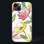 Design de Jardim Floral com Fundo Branco<br><div class="desc">Este design de jardim floral apresenta cores brilhantes contra um fundo branco pálido,  fazer em que as flores se destacam ainda mais. Uma pintura incrível que pode trazer cor e beleza para qualquer sala. Compre-o para si mesmo,  ou dê-o a um amado como presente!</div>