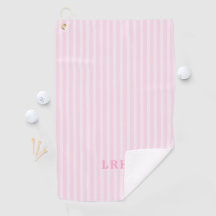 Design de Listras de Bala Rosa com Monograma de In