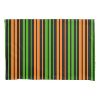 Design de Listras Verticais Laranja Verde 