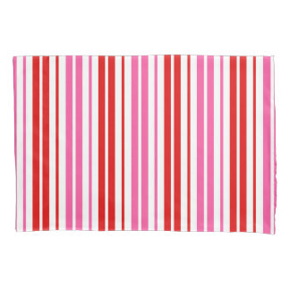 Design de Listras Verticais Rosa Branco Vermelho