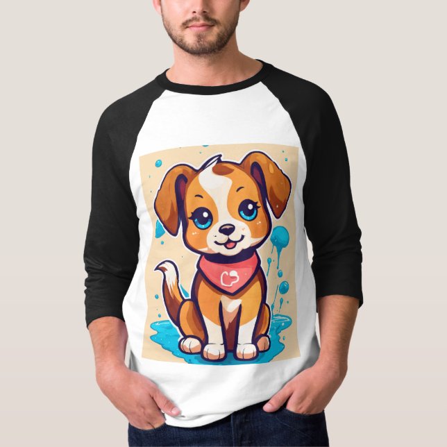 Design de Logo de Camiseta Única e Criativa (Frente)