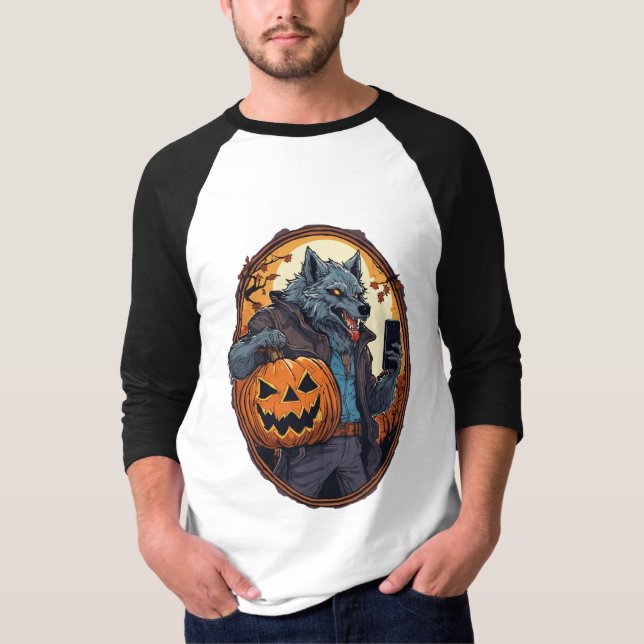 "Design de Logo de Lobo Legal para Camisetas  (Frente)