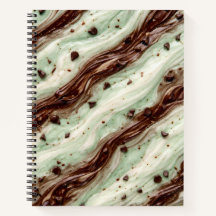 Design de Mármore de Milkshake de Chocolate com Ho