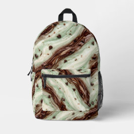 Design de Mármore de Milkshake de Chocolate com Ho