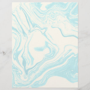 Design de mármore Legal em turquesa e creme