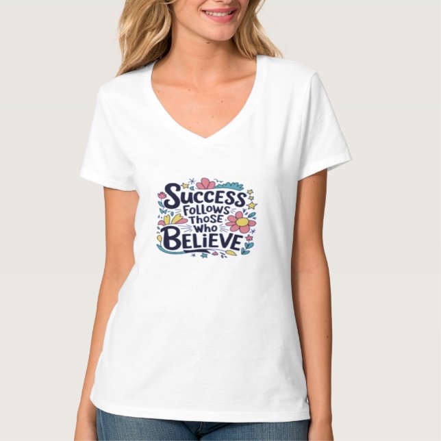 design de moda caminhando e camiseta de bondade (Frente)