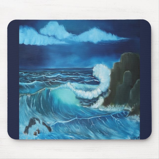 design de mousepad "Mar de Poder" (Frente)