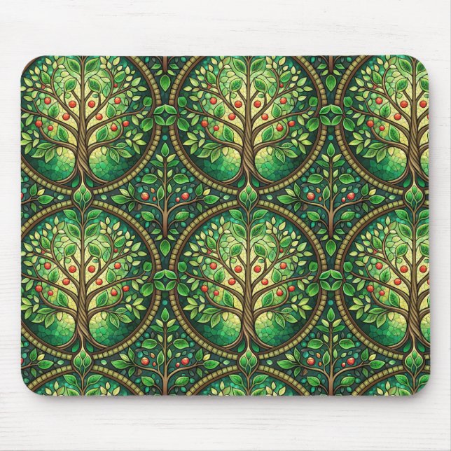 design de mousepad ornamentado com um padrão repet (Frente)