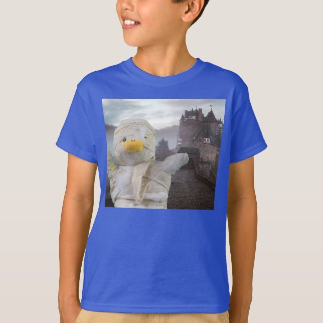 Design de múmia divertida para a camiseta do Dia d (Frente)