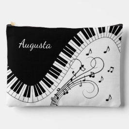 Design de Música do Teclado Piano com Nome