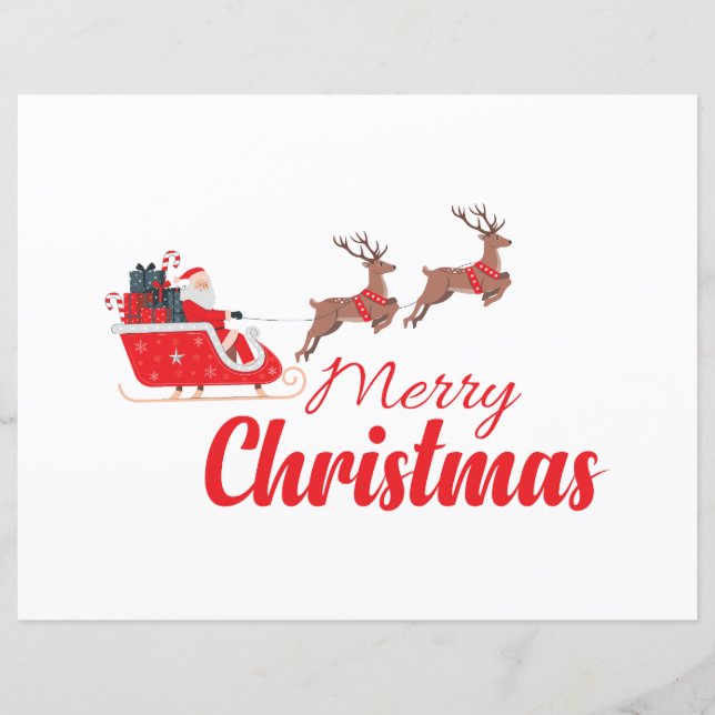 Design de Natal e renas (Frente)