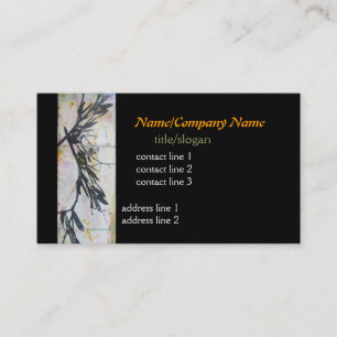 design de natureza artística de cartões de visitas
