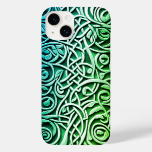 Design de Nó Verde Gravado 3D Celular