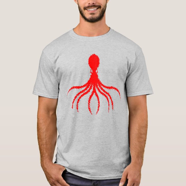 Design de Octopus Distinto - Camisa T básica de us (Frente)
