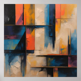 Design de onda retrorreflectora 01 Poster