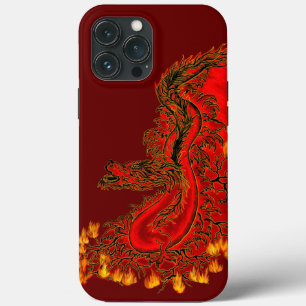Design de ouro e vermelho do Dragão da China