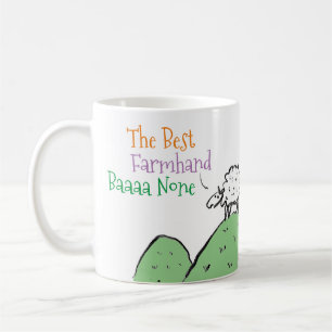 Design de ovelha para uma caneca de café