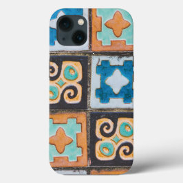 Design de padrão de Azulejo de  cerâmicos colorido
