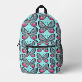 Design de Padrão de Borboleta de Amostras de Teal 