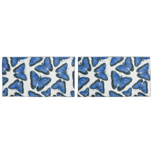 Design de padrão de borboleta morfo azul