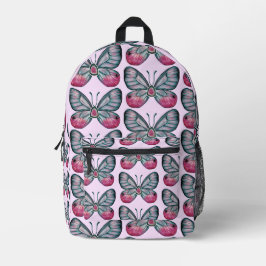 Design de Padrão de Borboleta Rosa de Outubro