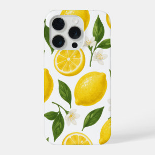 Design de Padrão de Limão Impressão de Verão de