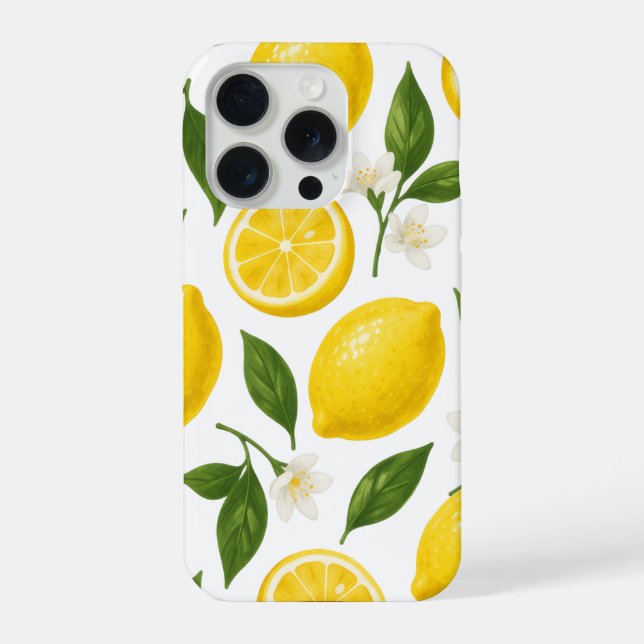 Design de Padrão de Limão | Impressão de Verão de  (Verso)