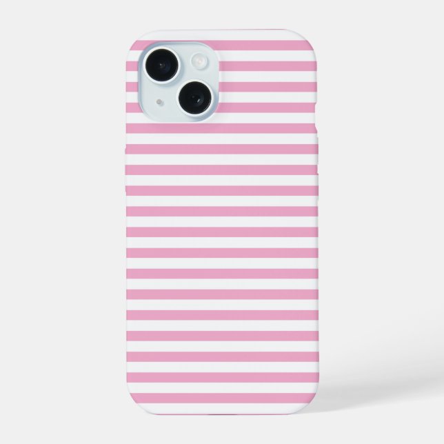 Design de padrão de listra vertical rosa branco (Verso)