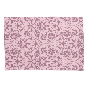 Design de Padrão Floral do Damasco Rosa