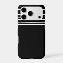 Design de Padrão Simples em Preto e Branco