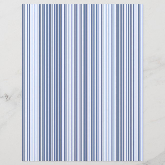 Design de papel de raspagem de tiras azuis (Frente)