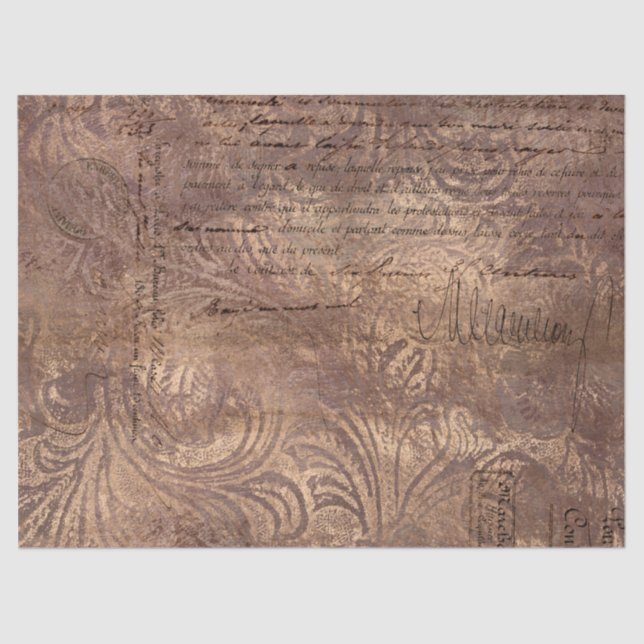 Design de papel Dourado Ephemera 15 (Frente )