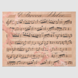 Design de papel Dourado Ephemera Rosa