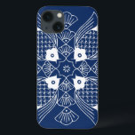 Design de Peixes Submarinos com Fundo Azul<br><div class="desc">Uma reunião das mentes dos peixes,  esta design mostra uma cena submarina cheia de conchas marinhas num fundo azul. Um presente de excelente para um ictiologista ou qualquer um que adora ver peixe tendo uma natação!</div>
