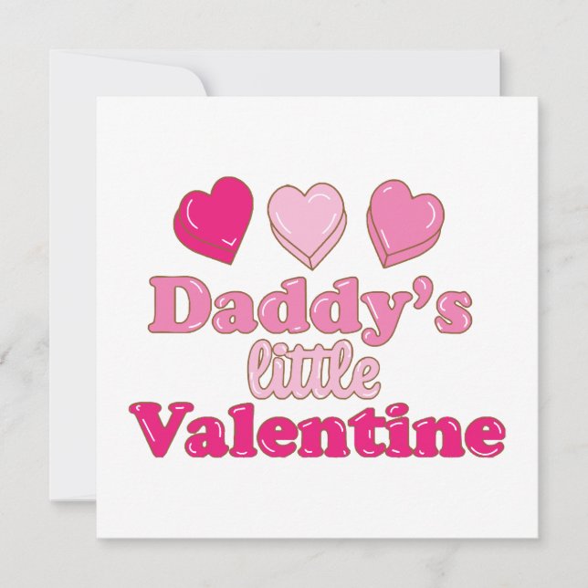 Design de Pequeno(a) Valentim do Papai com coraçõe (Frente)