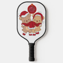 Design de Pickleball Festivo - Feliz Natal
