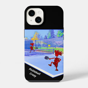 Design de Pickleball Louco Colorido